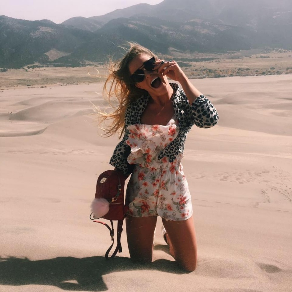 Leopard print top